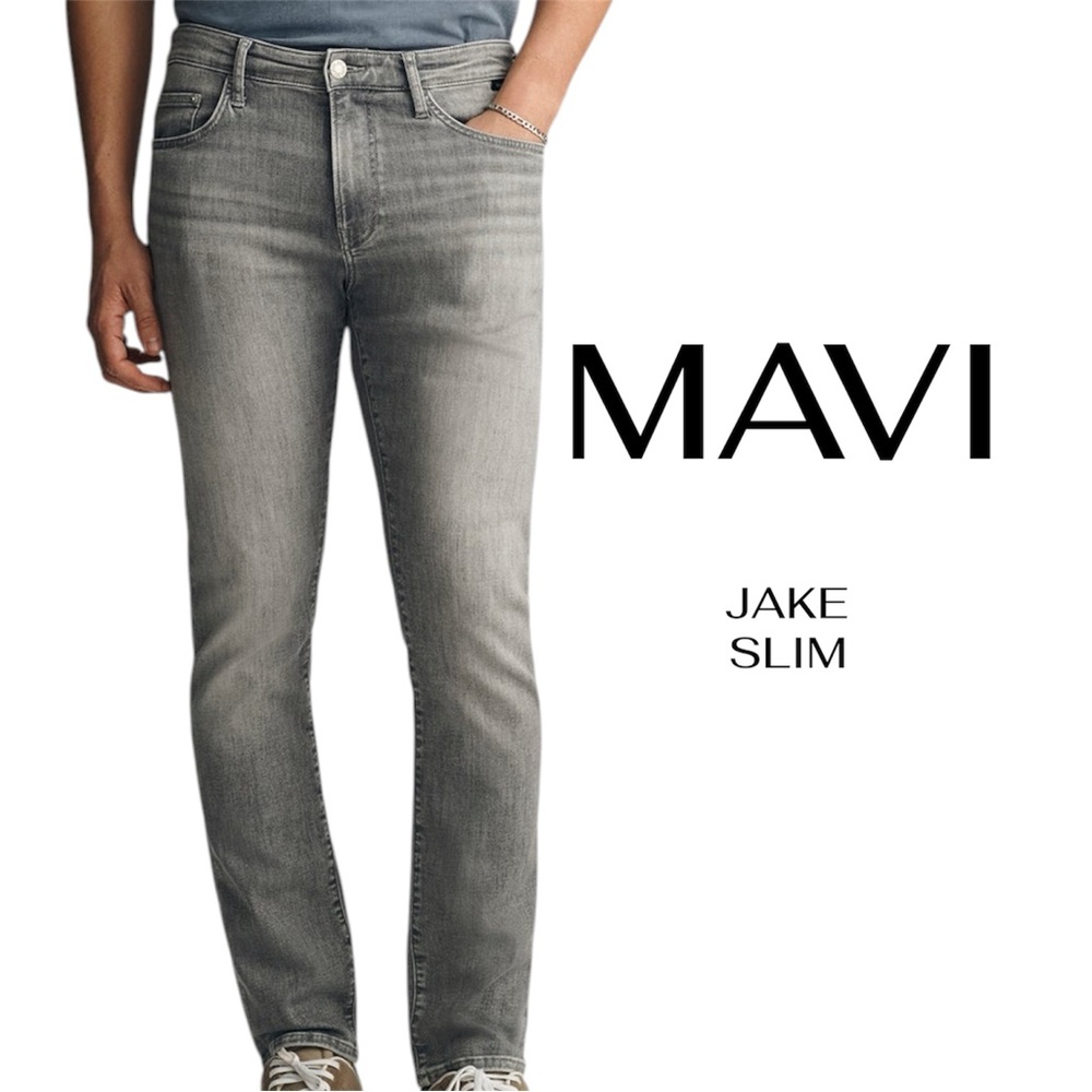 MAVI Jake Slim Fit | Feathered Grey | 34/30